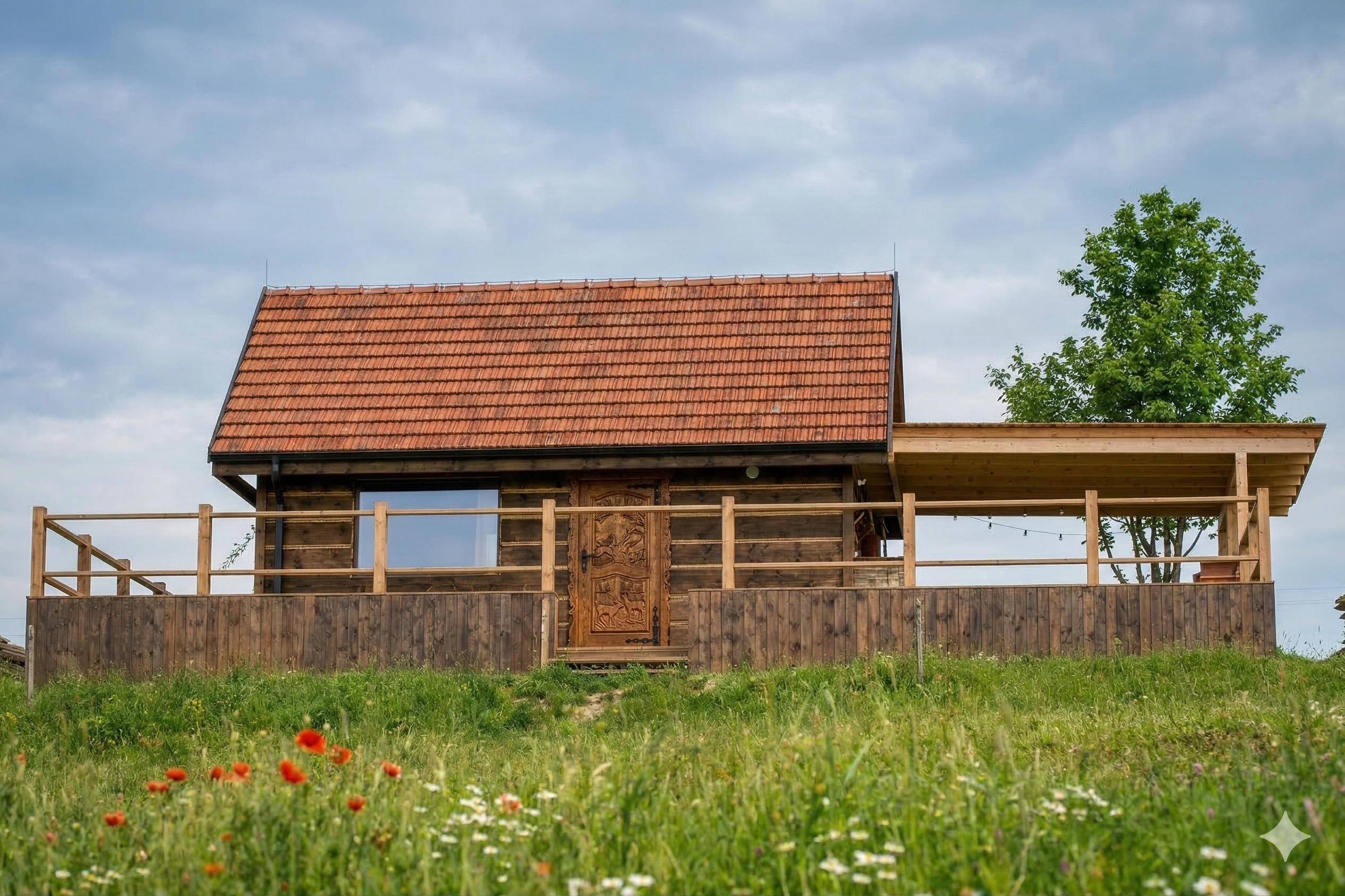 Domek Czarna Owca z zewnątrz